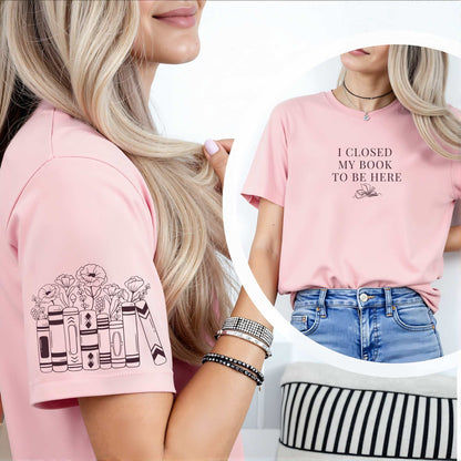 I closed my book to be here Bookish Shirt - limitierte Sommerkollektion