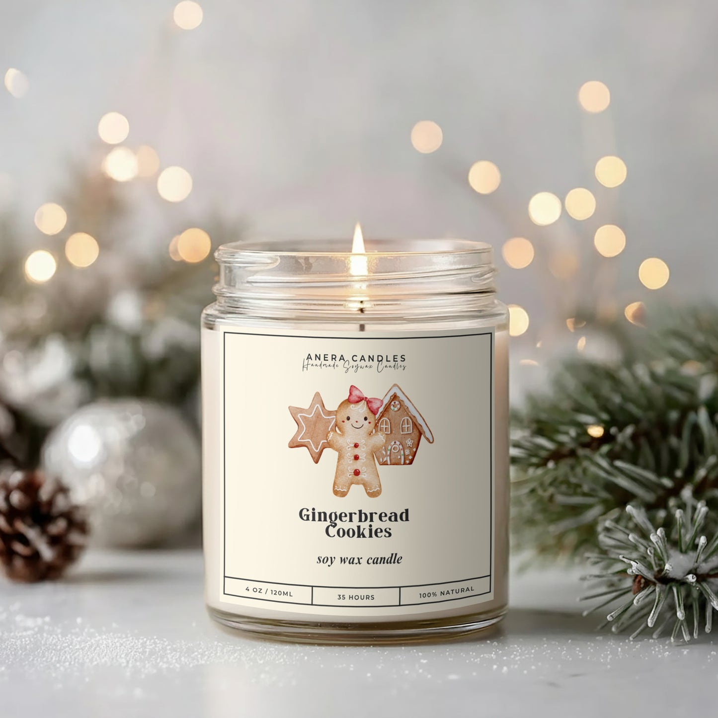 Gingerbread Cookies Winterkerze