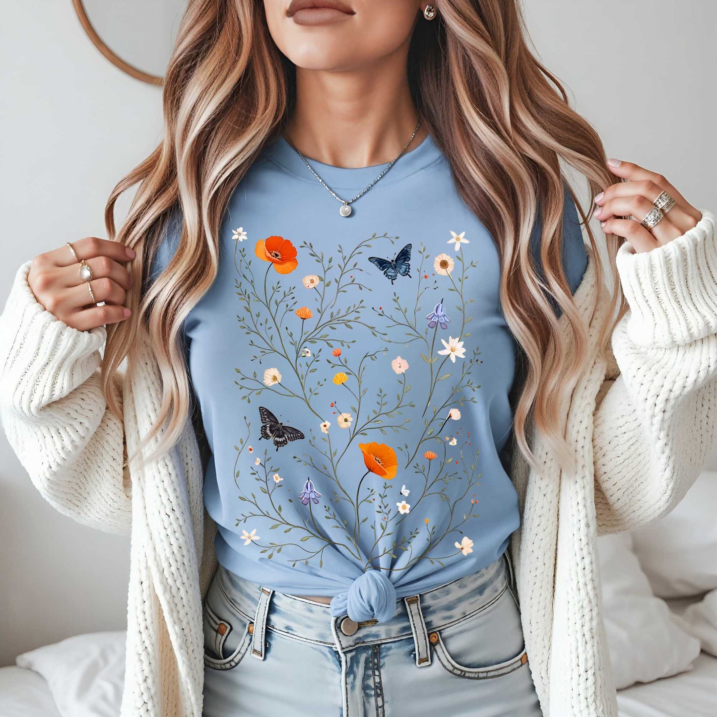 Herbstblumen Shirt - Herbstkollektion