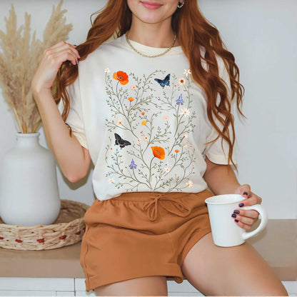 Herbstblumen Shirt - Herbstkollektion