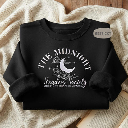Midnight Reader Bestickter Pullover
