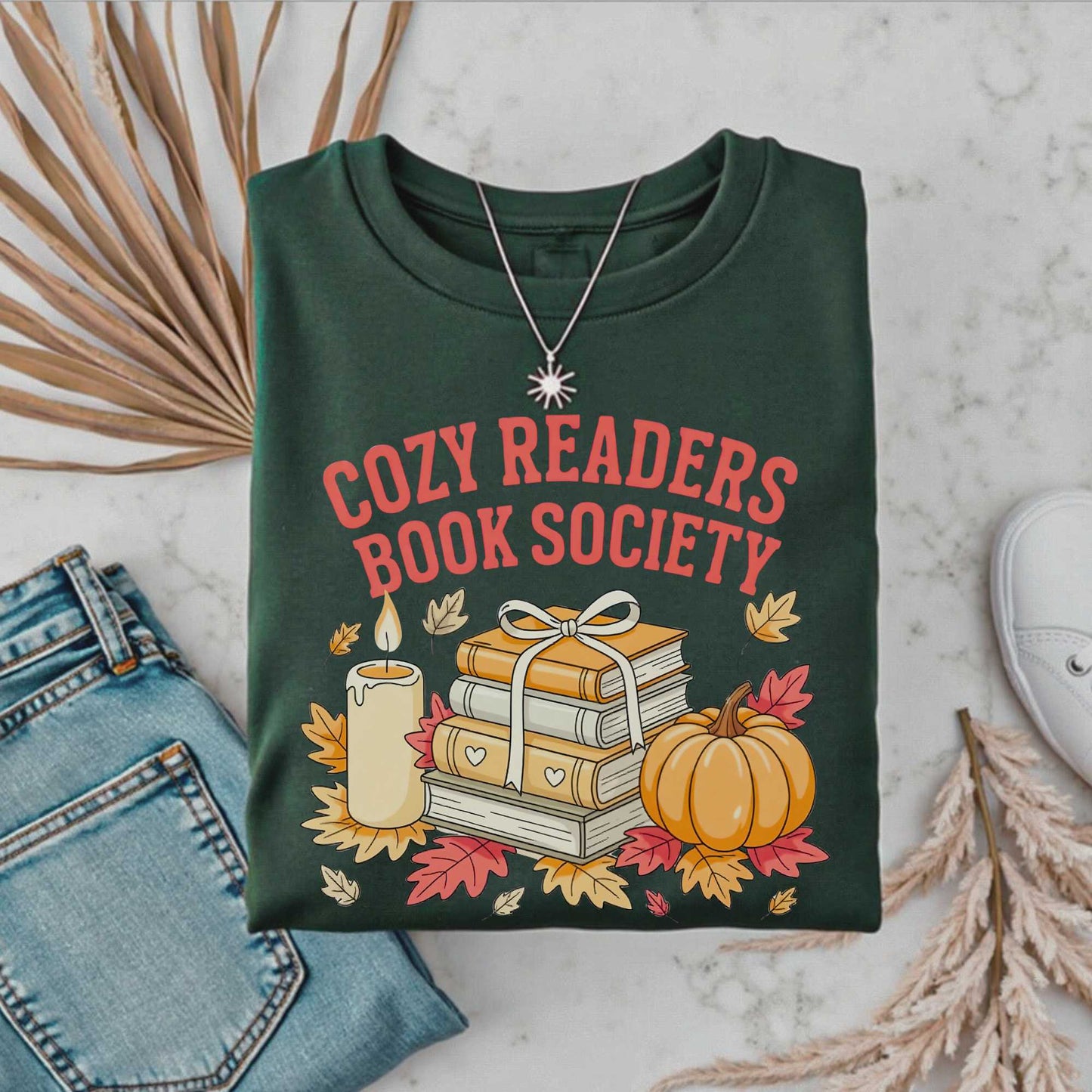 Cozy Readers Reading Shirt - Herbstkollektion