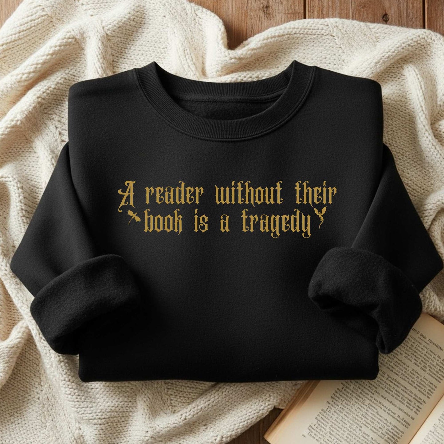 Reader without their Book Sweater/Hoodie