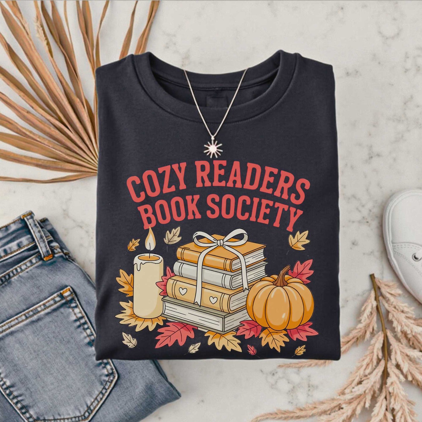 Cozy Readers Reading Shirt - Herbstkollektion