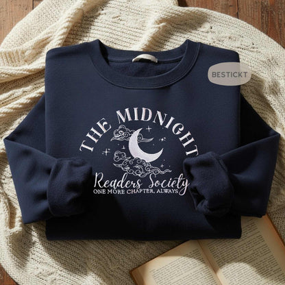 Midnight Reader Bestickter Pullover