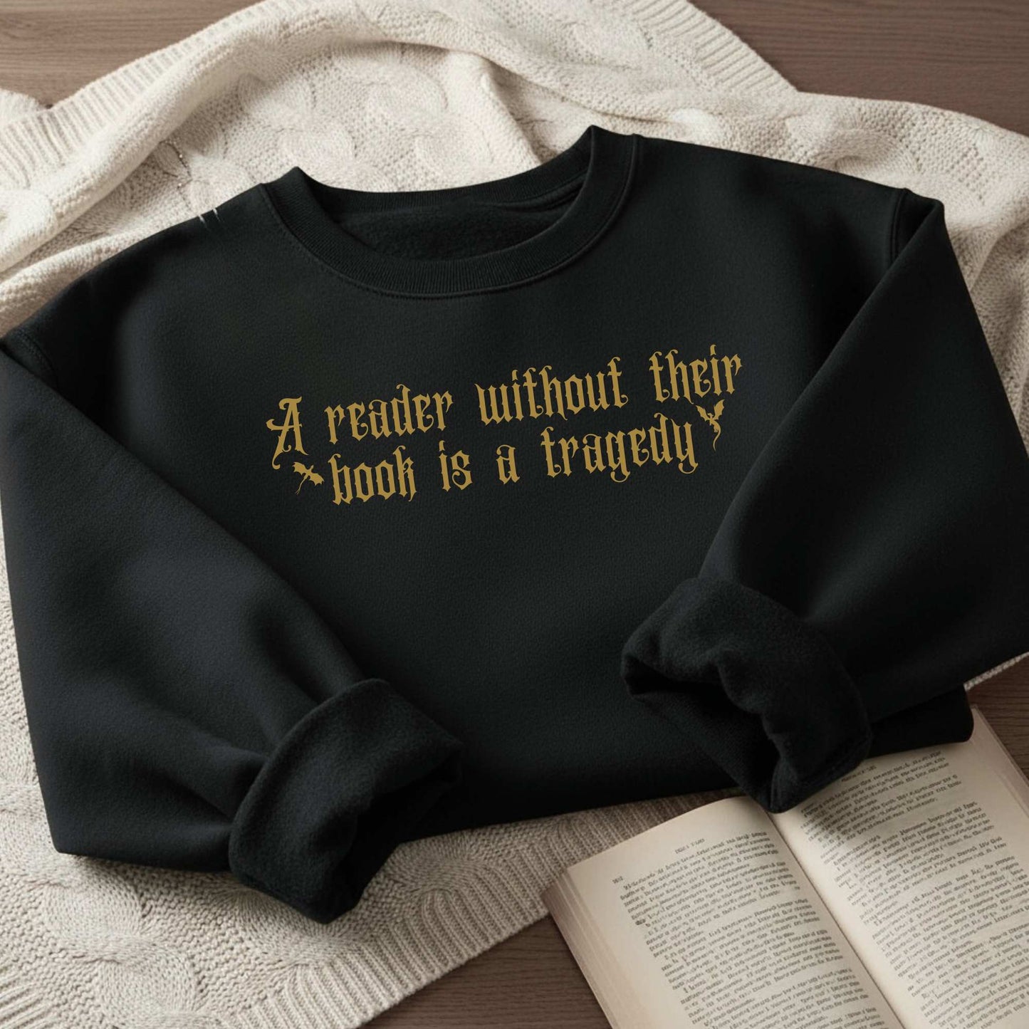 Reader without their Book Sweater/Hoodie