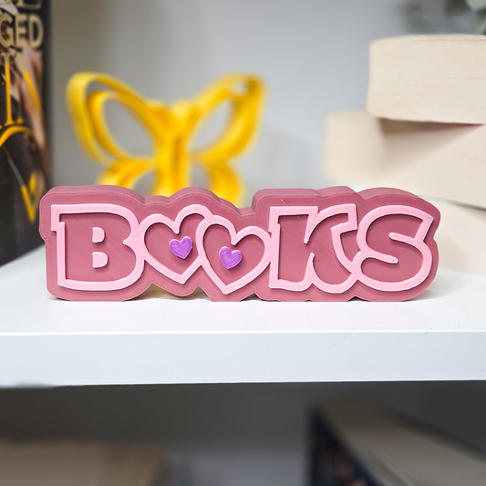 Books Schriftaufsteller Bücherregal B-Ware