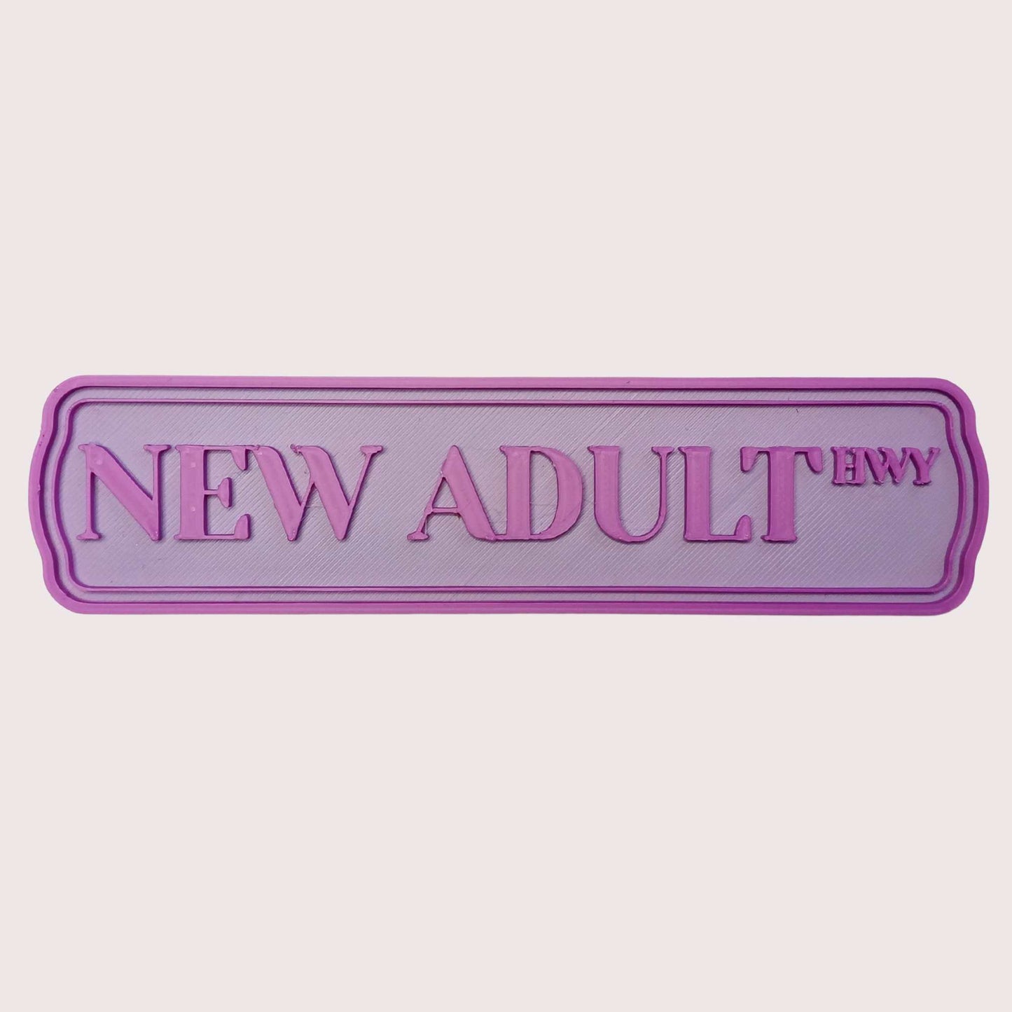 New Adult Schild