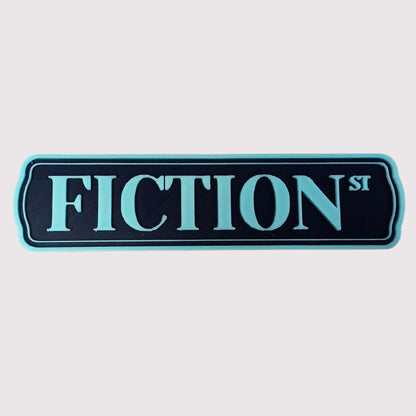 Fiction Schild