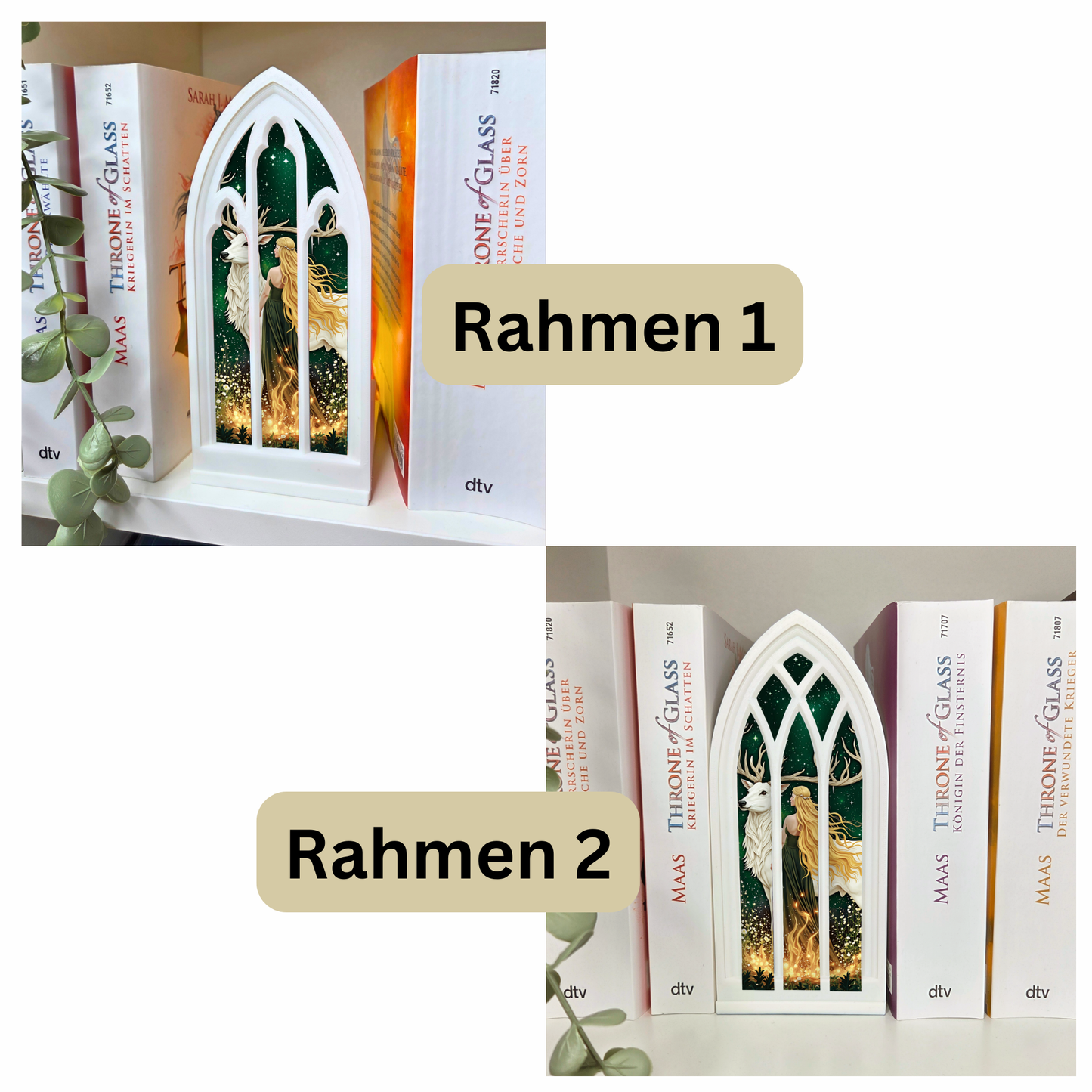 Goldener Buchdrache VORBESTELLUNG gotisches Fantasy Booknook Fenster