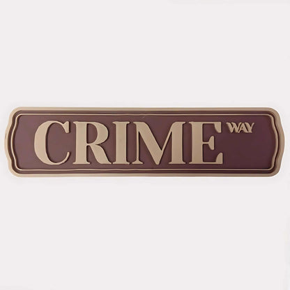 Crime Schild