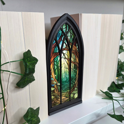 Wald Regalfenster Booknook