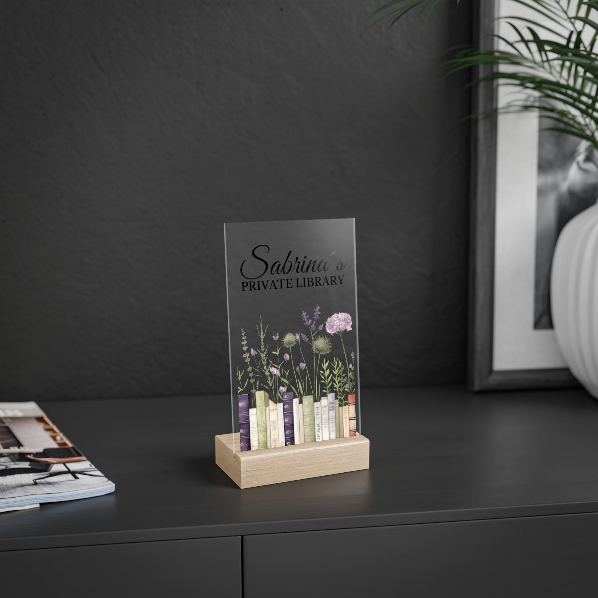 Private Library – personalized sign