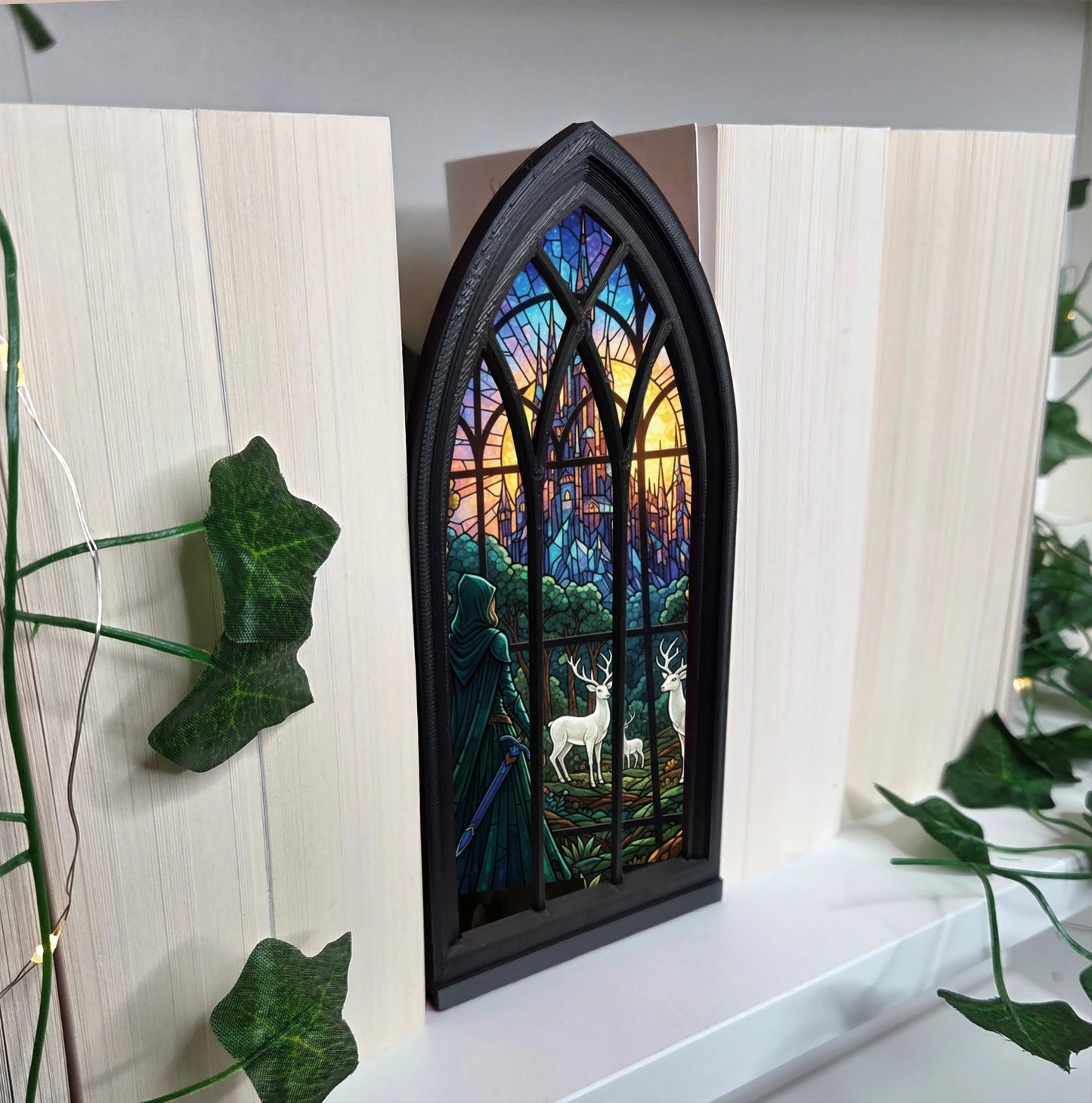 Kriegerin Regalfenster Booknook