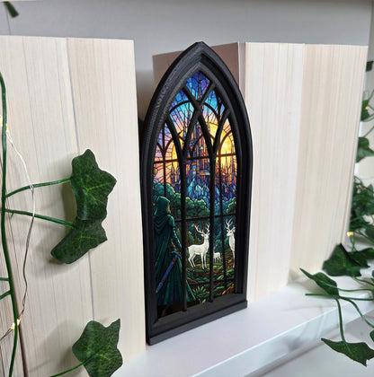 Kriegerin Regalfenster Booknook