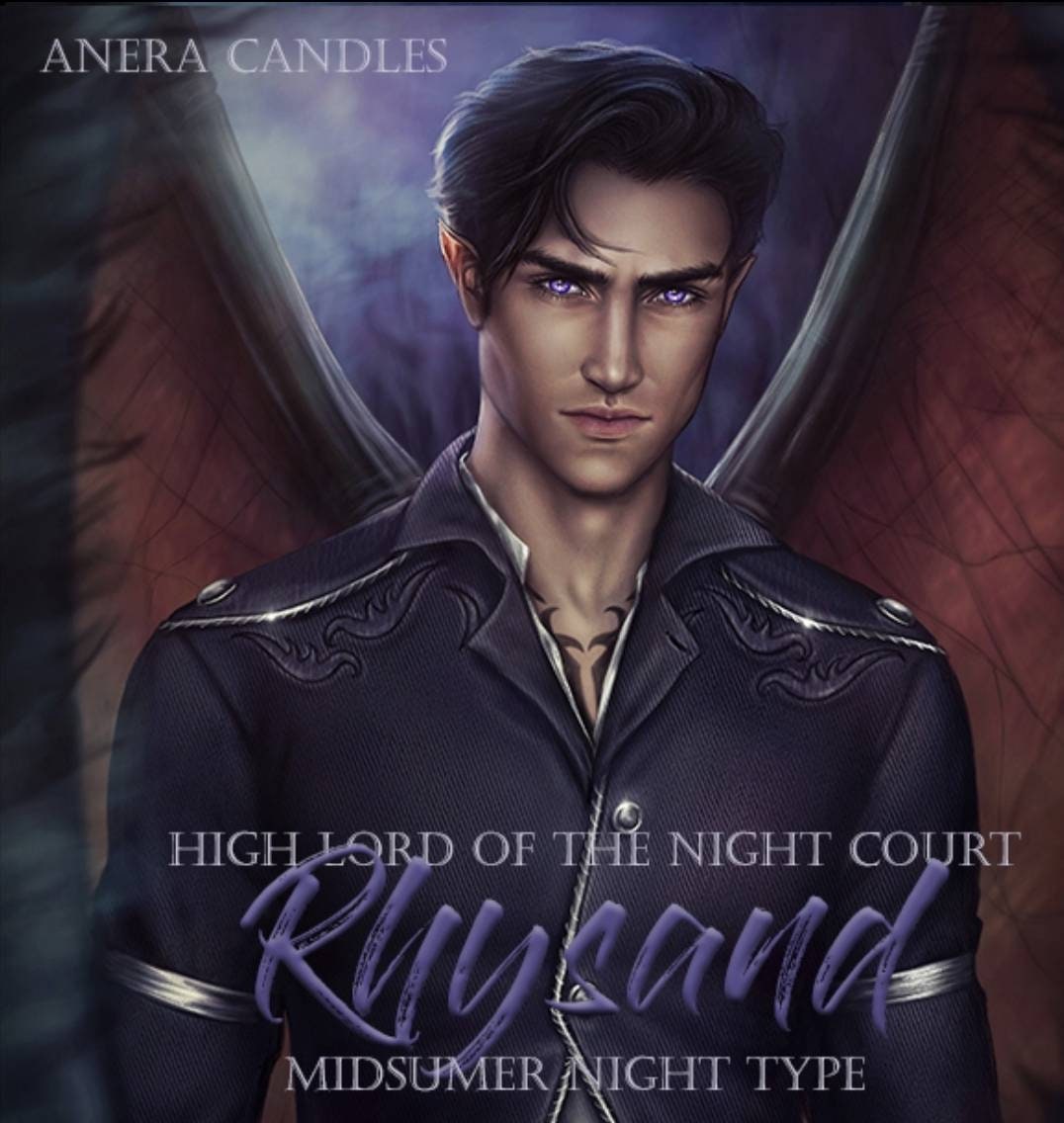 Cassian ACOTAR ACOSF A Court of silver Flames inspired scented candle fandom candle book candle