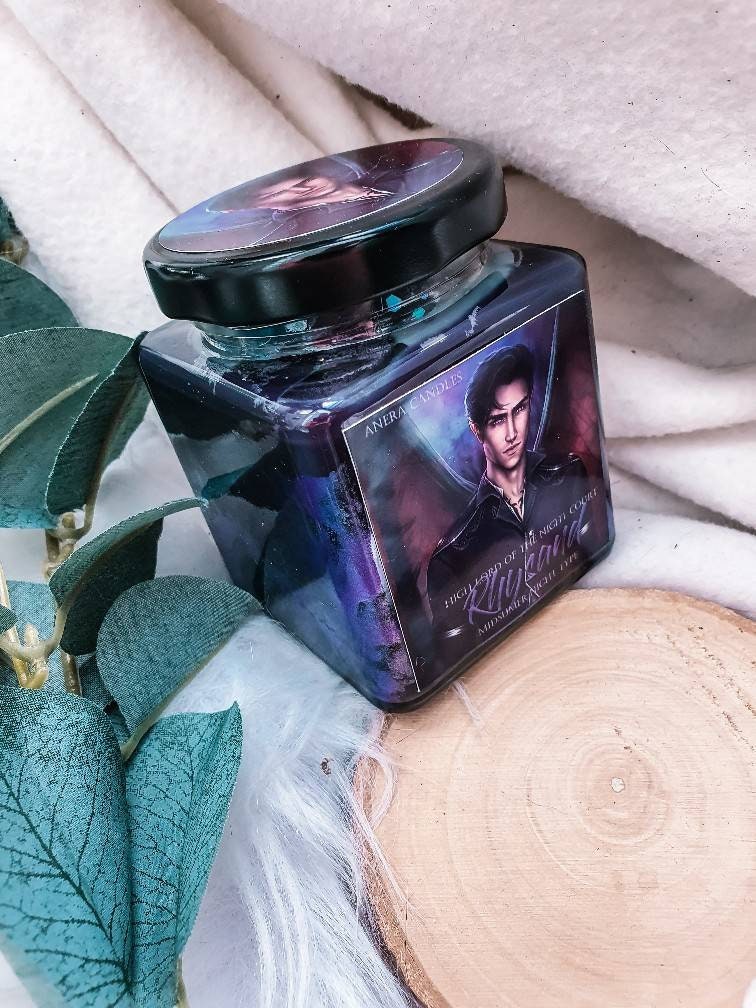 Cassian ACOTAR ACOSF A Court of silver Flames inspired scented candle fandom candle book candle