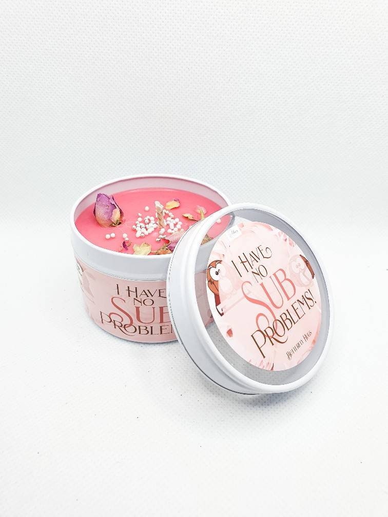 I have no SUB Problems | Buchkerze bookish | Bookcandle | Duftkerze | Bookish Candle | scented candle | Kerze im Glas | soyawachs | vegan