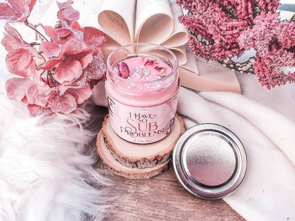 I have no SUB Problems | Buchkerze bookish | Bookcandle | Duftkerze | Bookish Candle | scented candle | Kerze im Glas | soyawachs | vegan