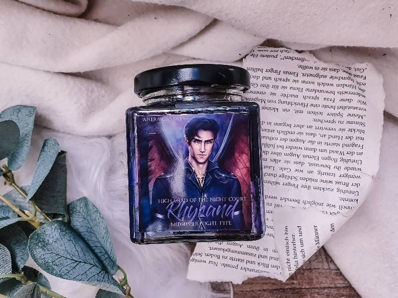 Cassian ACOTAR ACOSF A Court of silver Flames inspired scented candle fandom candle book candle