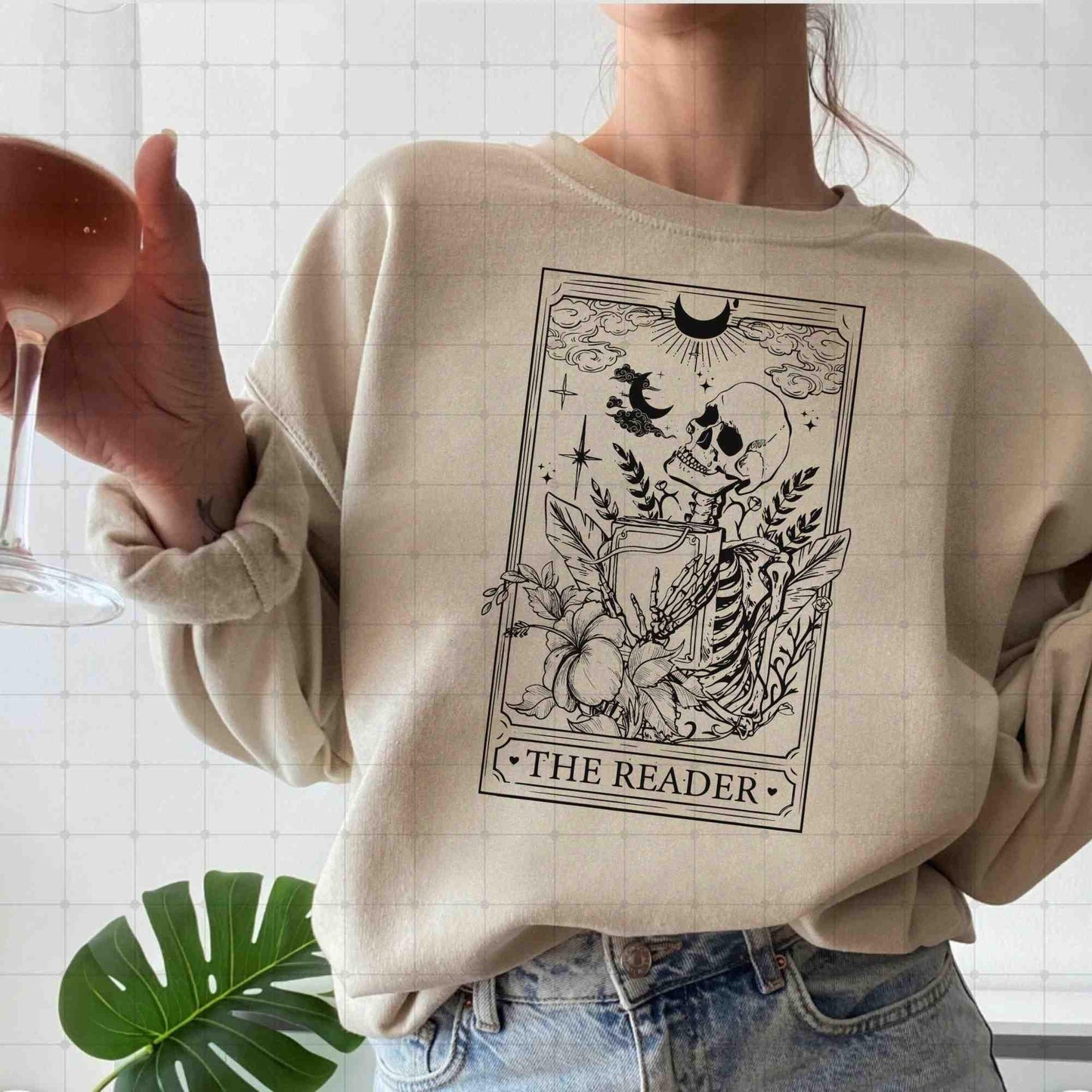 The Reader Sweater, reading shirt, booktok shirt, gift for a reader girl, dark academia, Bookfan Gift, love reading shirt, literary gift