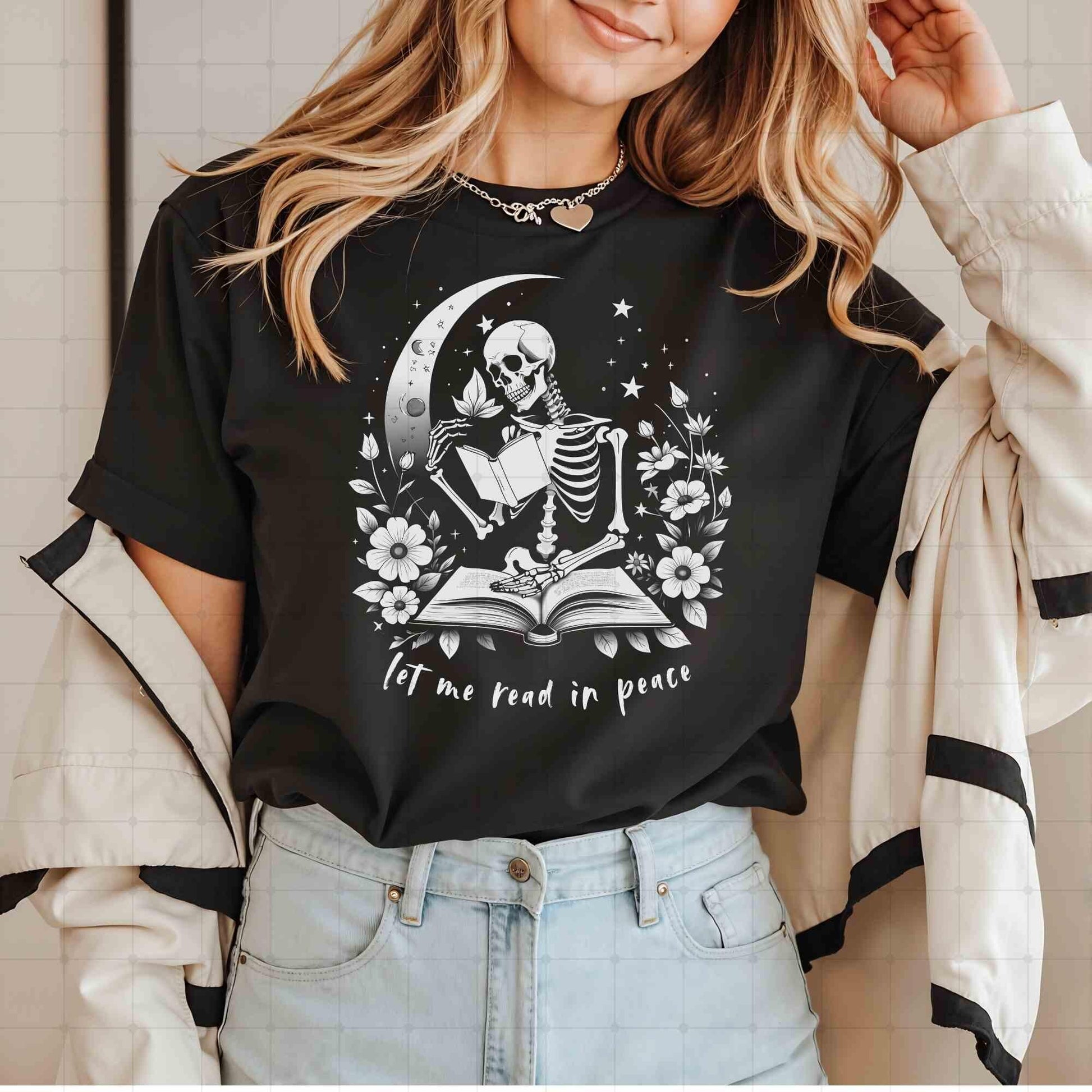 Book Lover shirt, Gift for Book Lovers, read in peace, Coquette Valentine Bookish Tshirt, Bookworm Coffee Tee, Reading shirt, Reading Shirt