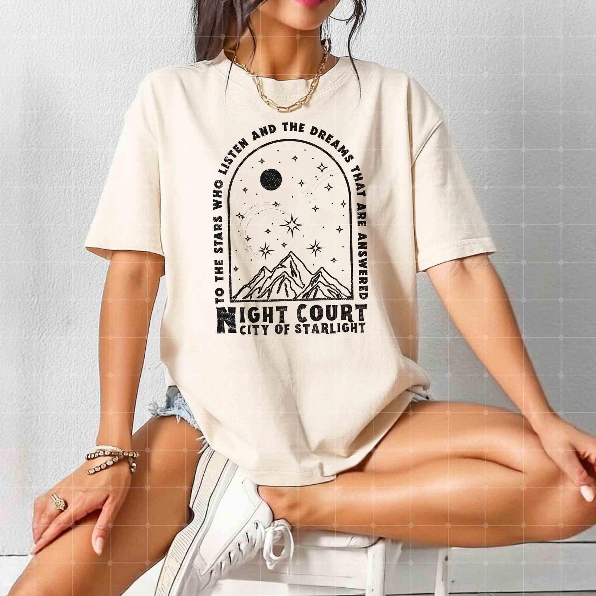 Night Court City of Starlight Shirt, ACOTAR, Rhysand, Bat Boys, Booktok reading, Dark Akademie T-Shirt, Bookstagram, Reading, Booknook Decor