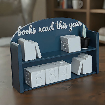 Books read this Year-Bücherzähler/Tracker alle Bücher Mini Bücherregal