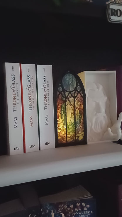 Waldlandschaft leuchtends Booknook