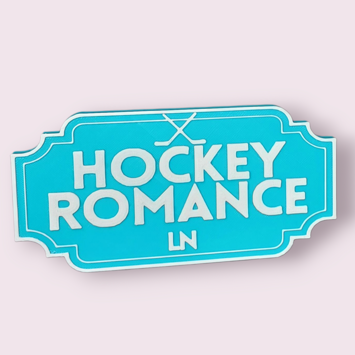 Hockey Romance Genre Schild Deluxe-Variante
