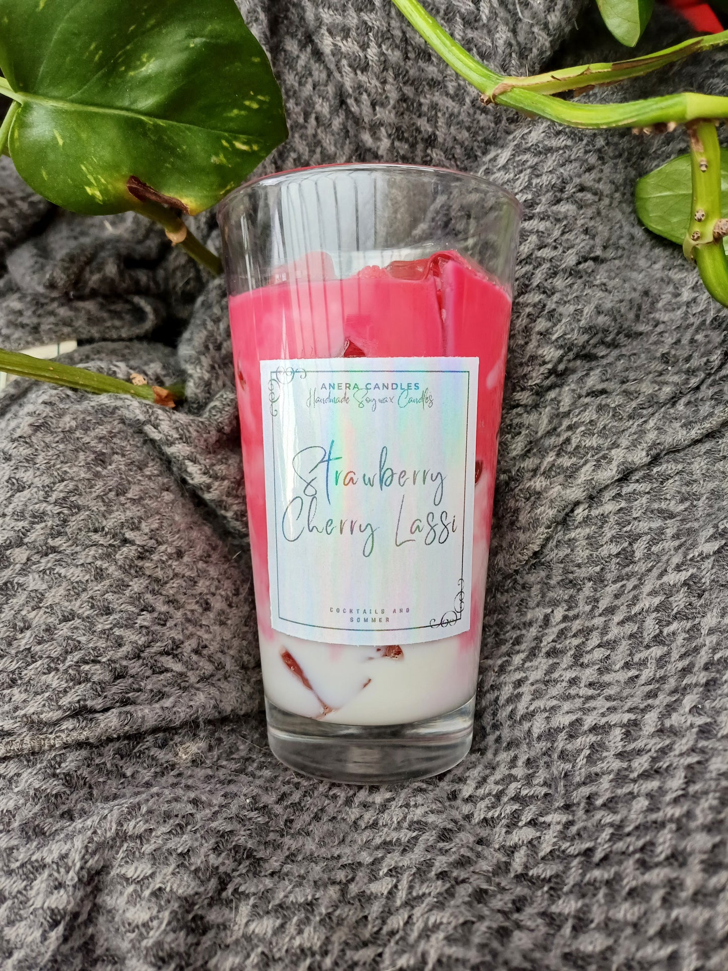 Strawberry Cherry Lassi