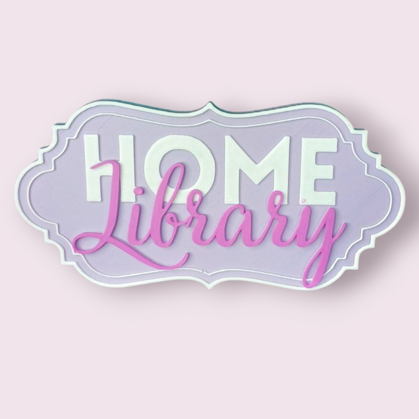 Home Library Genre Schild Deluxe-Variante