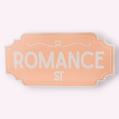 Romance Genre Schild Deluxe-Variante