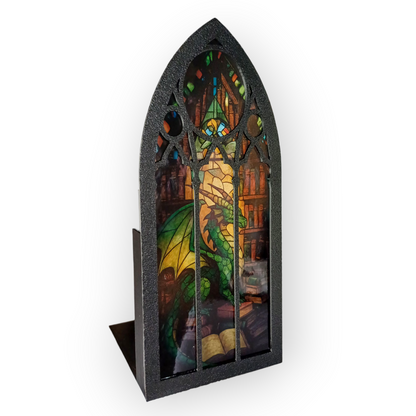 Buchdrache leuchtends Booknook