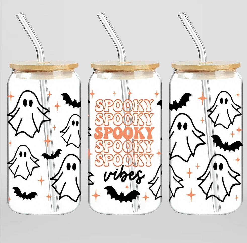Halloween Trinkbecher Glas Tumbler
