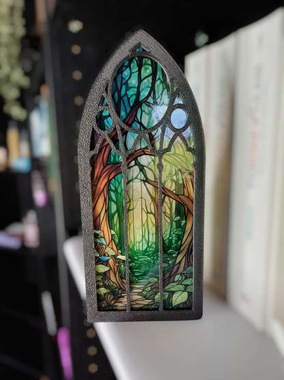 Waldlandschaft leuchtends Booknook