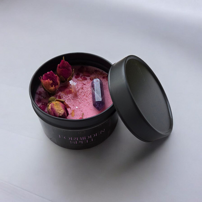 Fortbidden Spell Tin Candle